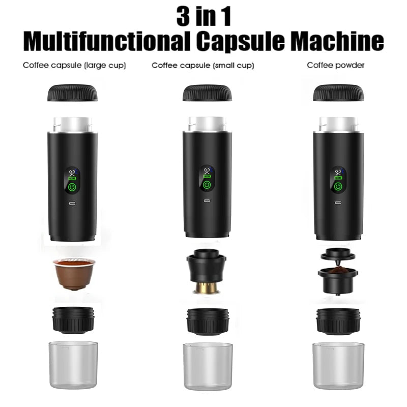 Portable 3-in-1 Espresso Maker