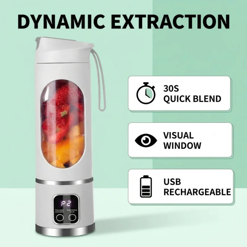 Portable USB Rechargeable Mini Blender