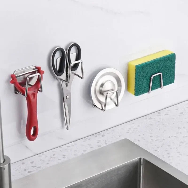 Wall-Mounted Pot Lid & Cutting Board Rack