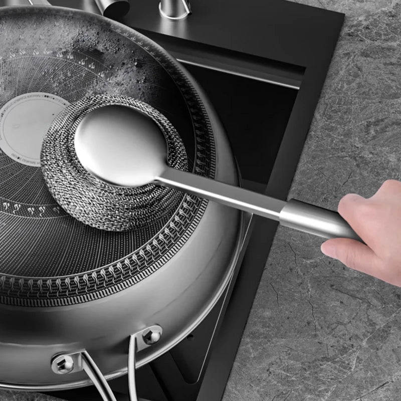 Stainless Steel Pot Scrubber Brush