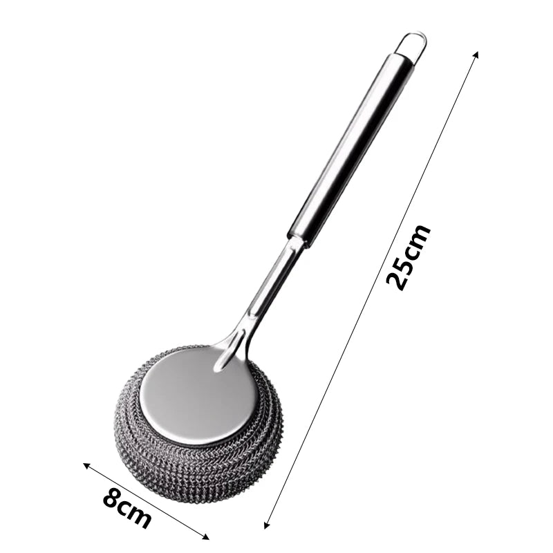 Stainless Steel Pot Scrubber Brush